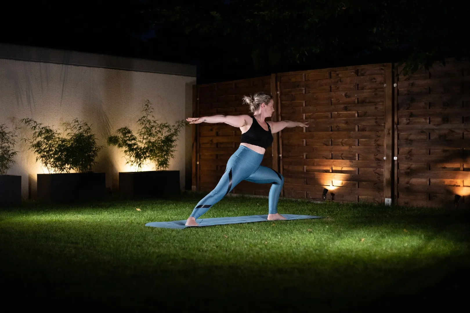 How to create a serene yoga garden