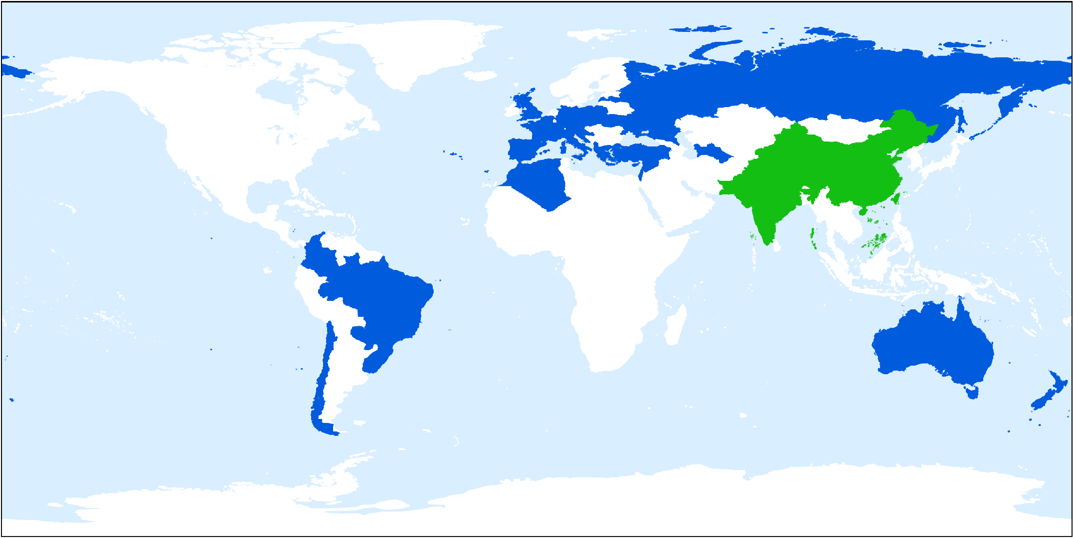 Карта распространения полыни