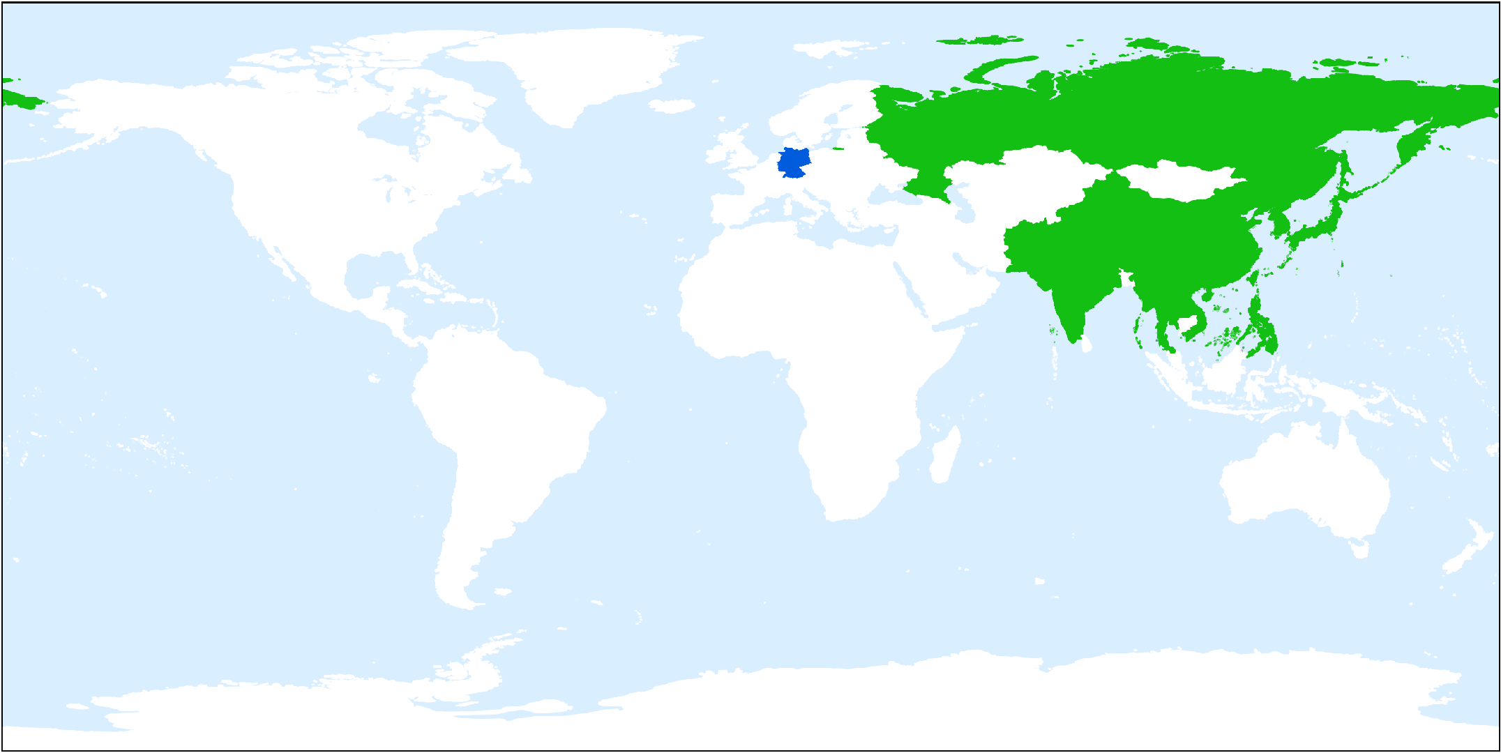 Карта распространения полыни