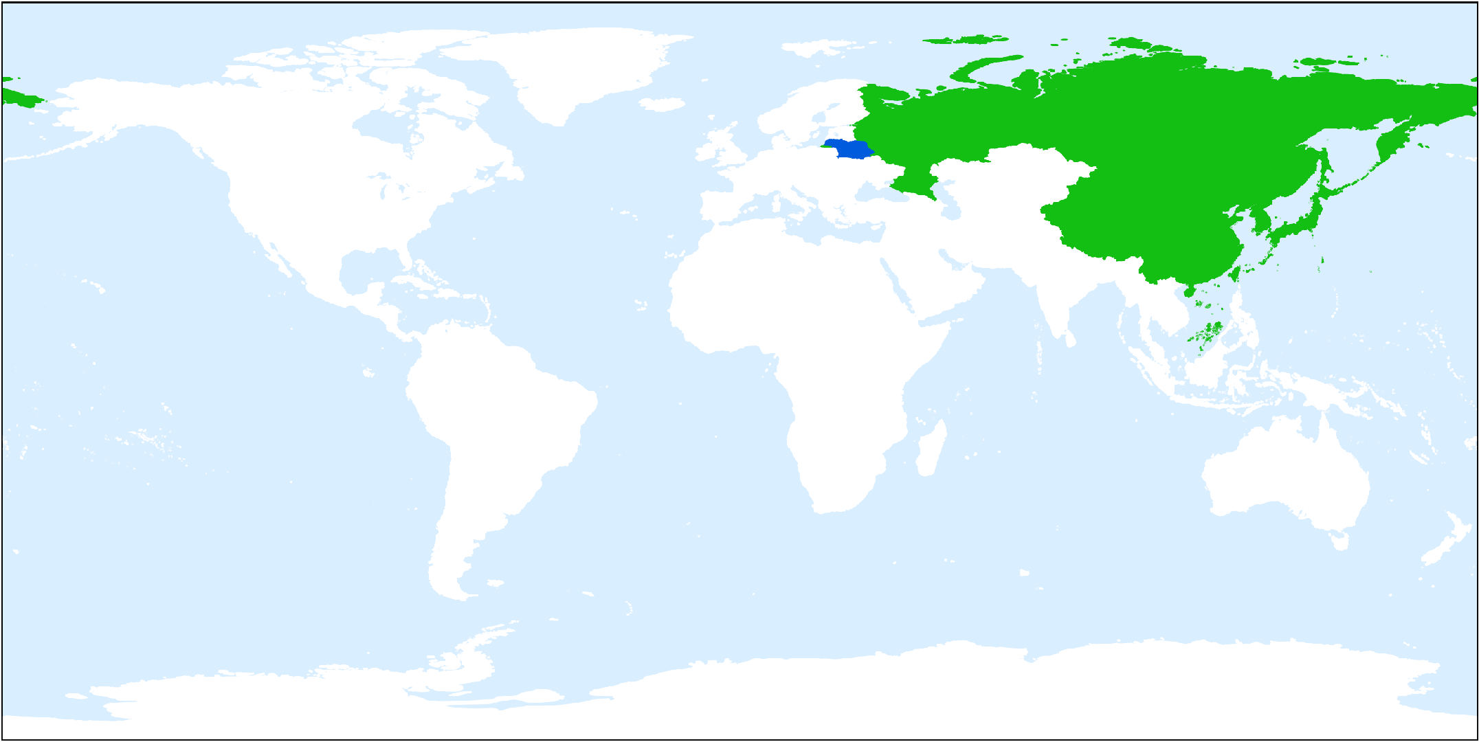 Карта распространения полыни