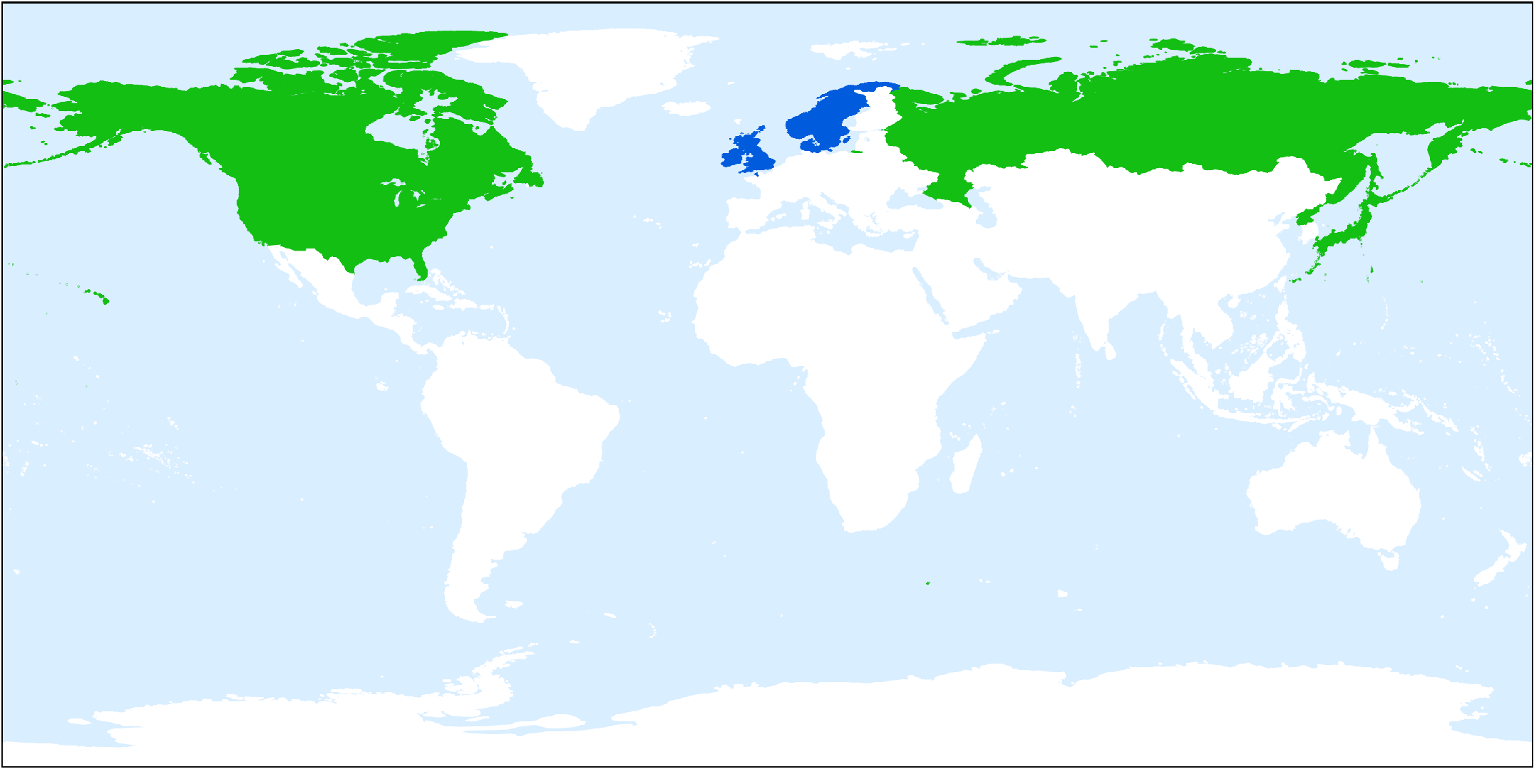 Карта распространения полыни